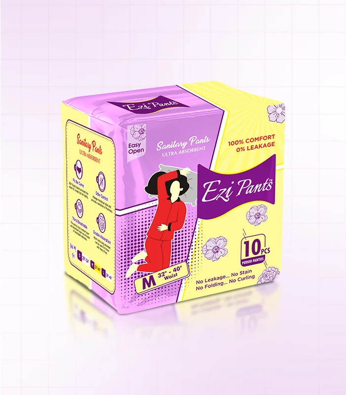 002-copy-3 Ezi-Pants Sanitary Pants Ultra Absorbent Protection upto 12 hours – Medium - Image 1