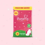 Butterfly Long Maxi Big Saver Sanitary Pads XXL – 12 Pcs